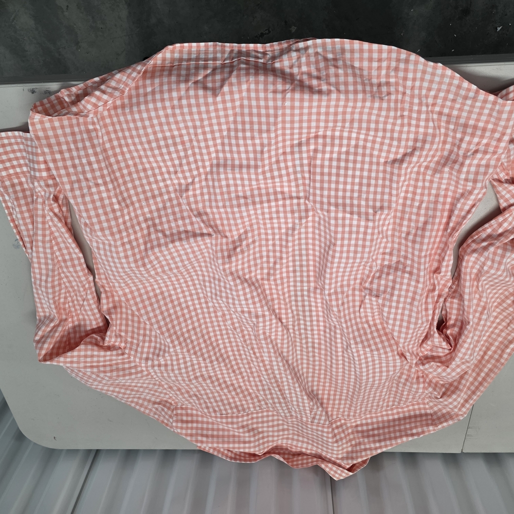 Vineyard Vines Salmon Pink Gingham Dress Shirt - Picture 5 of 7